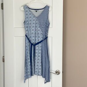 Tommy Hilfiger women’s dress, blue,Size M.  Worn three times, great condition